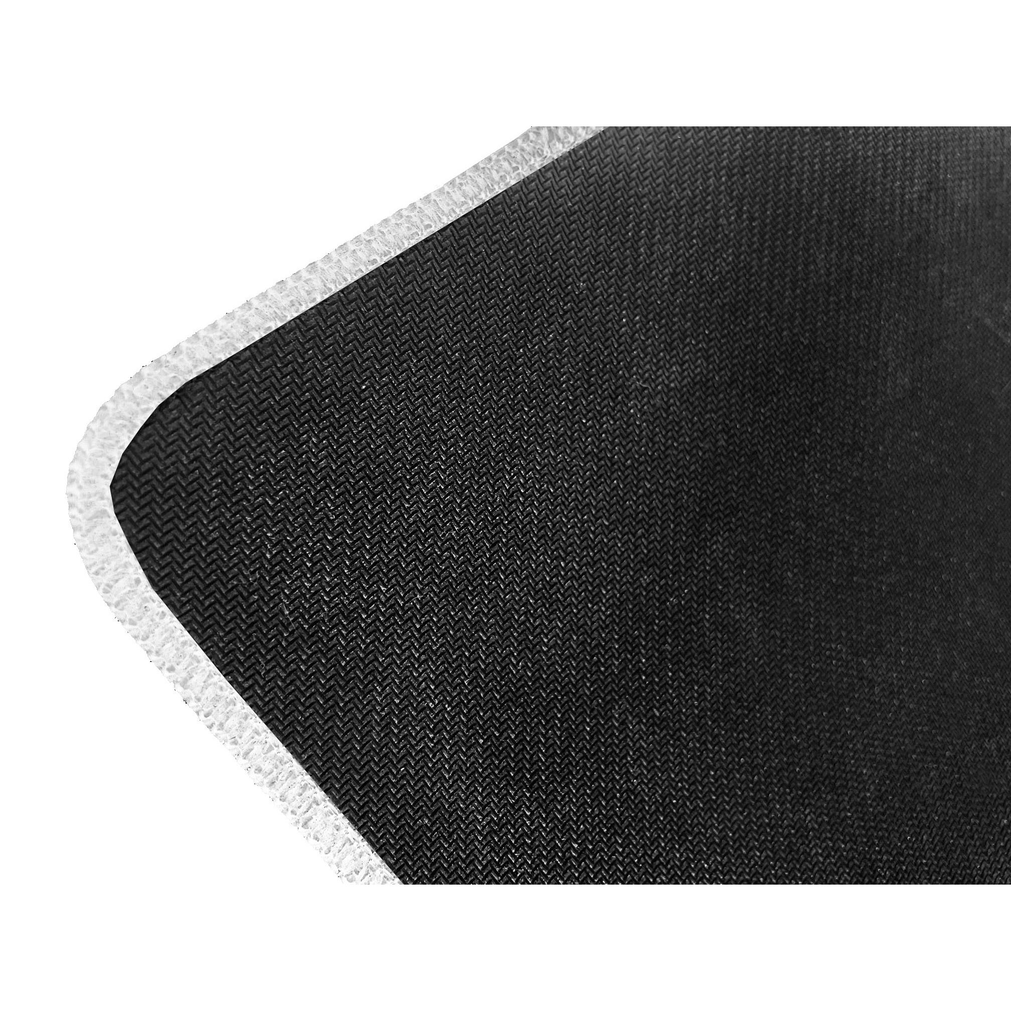 TEXTIL Gaming-pad 800 x 450 x 2,5 mm Rand weiss vernäht