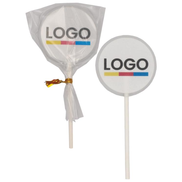 Lolli mit Erdbeergeschmack groß