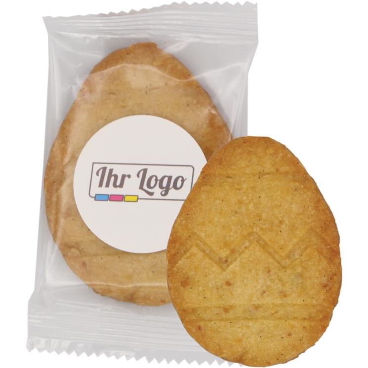 Osterei Butterkeks inclusive Aufkleber