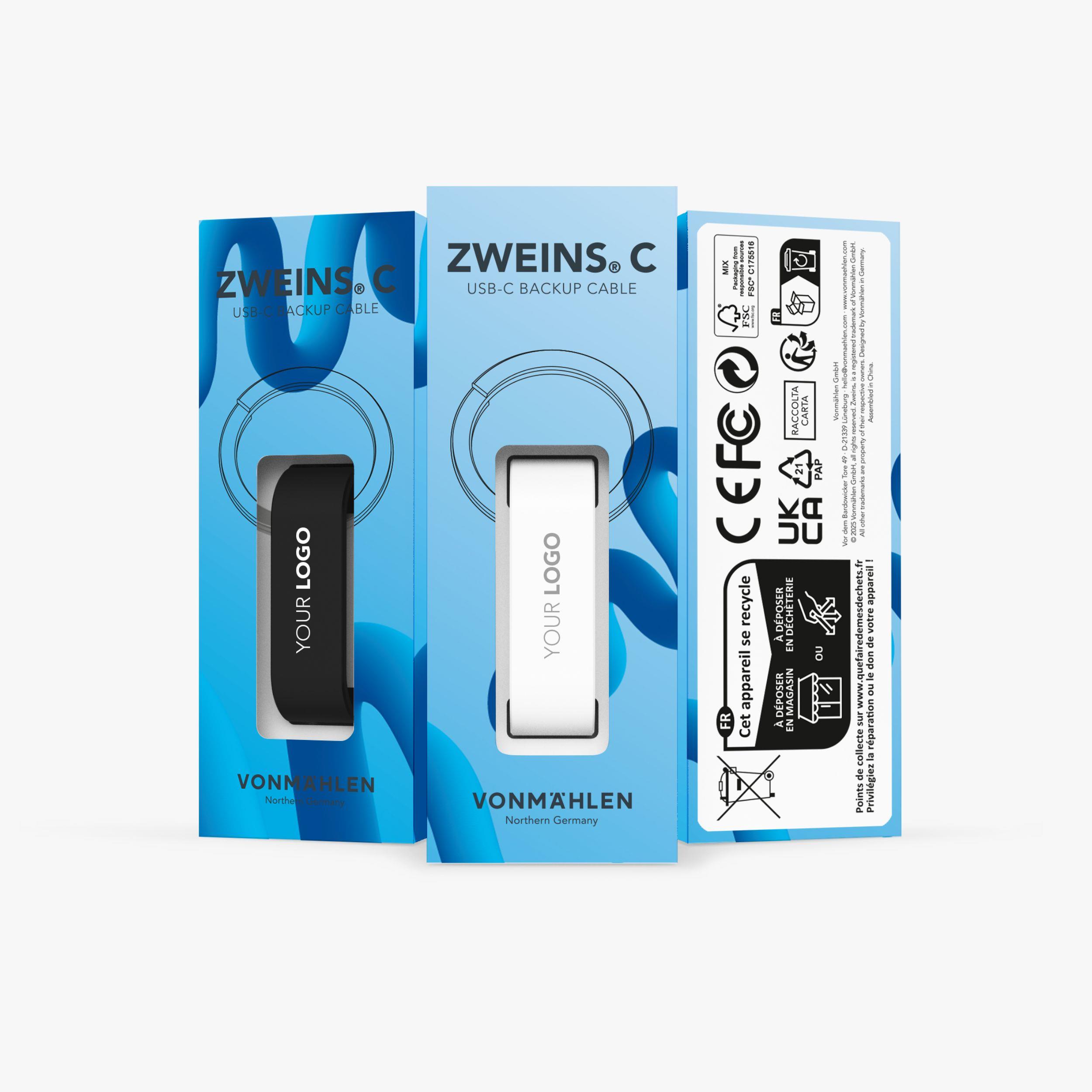 Zweins® C - Individuelle Pantone - Inklusive FSC-zertifizierter Pappverpackung im individuellen Design