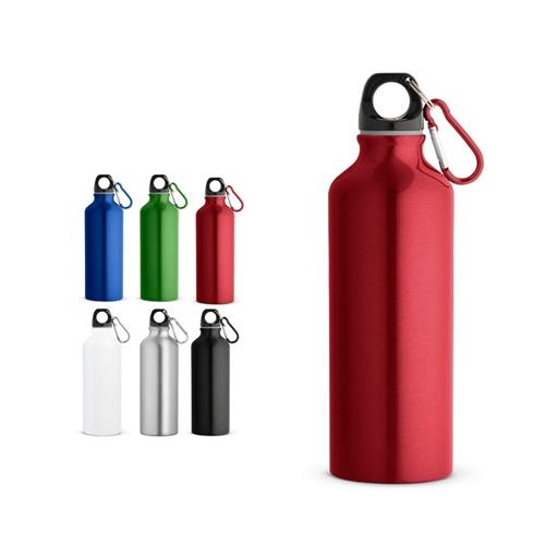 RE-LANDSCAPE M. Flasche aus recyceltem Aluminium (100% rAL) 530 mL mit Karabiner