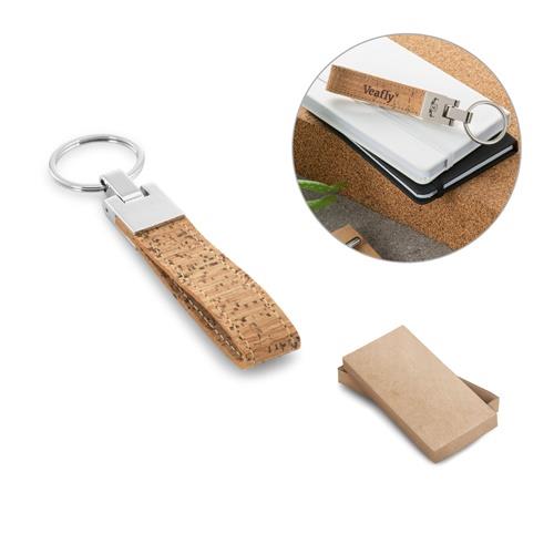 CORKS. Schlüsselanhänger aus Kork und Metall