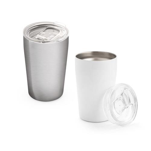 SLIDER. Reisebecher (Sublimation) aus Edelstahl 380 ml