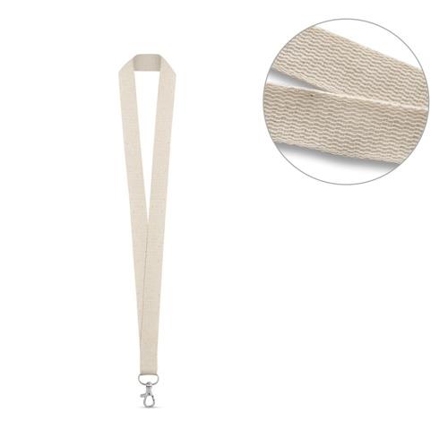 HEATHROW. Lanyard aus 100% Baumwolle