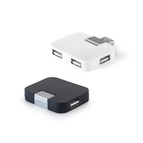JANNES. HUB mit 4 USB-A-Anschlüssen aus ABS