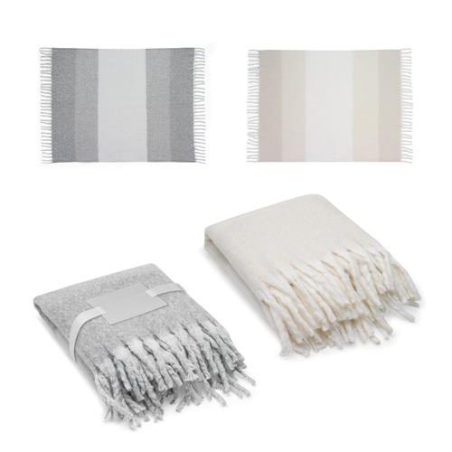 COMFY. Decke aus recyceltem Polyester (100% rPET) (300 g/m²), mit Mohair-Feeling