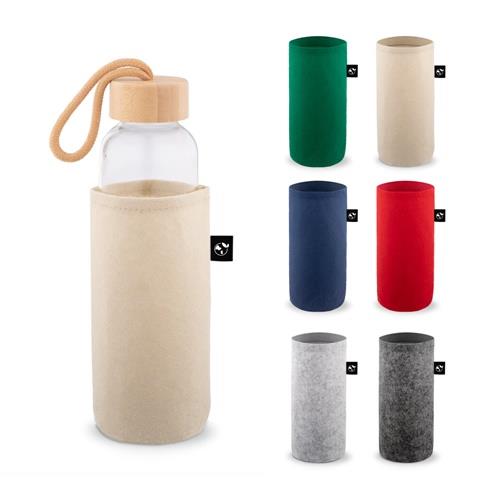 STOREY. Hülle aus recyceltem Filz (100% rPET), ideal für Flaschen