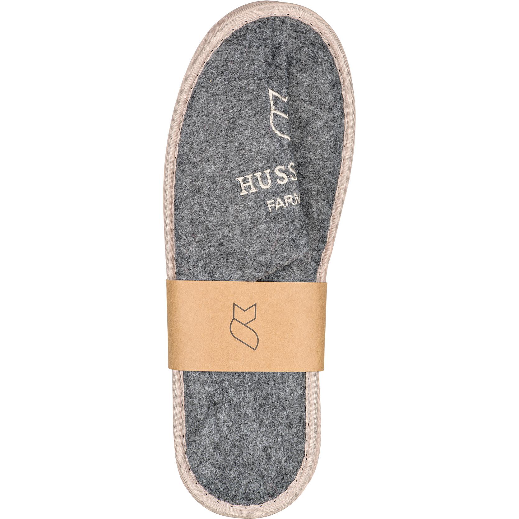 Hotelslipper - Filz / Loden