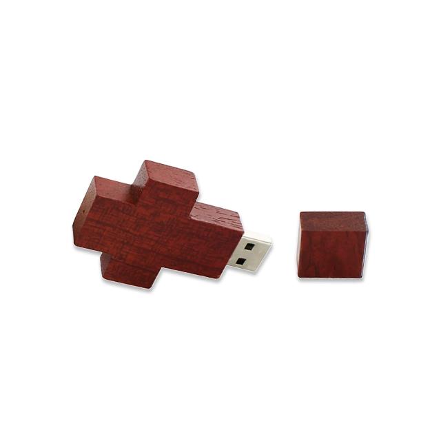 USB-Stick H07 USB 2.0 Flash Disk  16 GB Rotholz