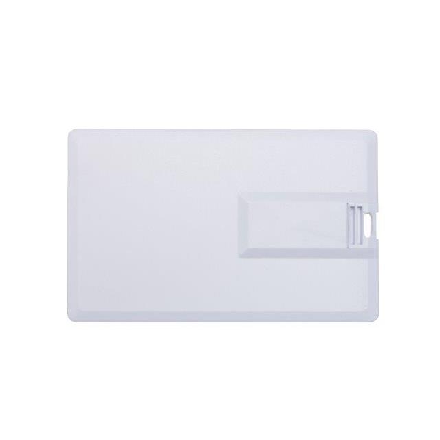 USB-Stick Credit Card 5 USB 2.0 COB   4 GB Weiß