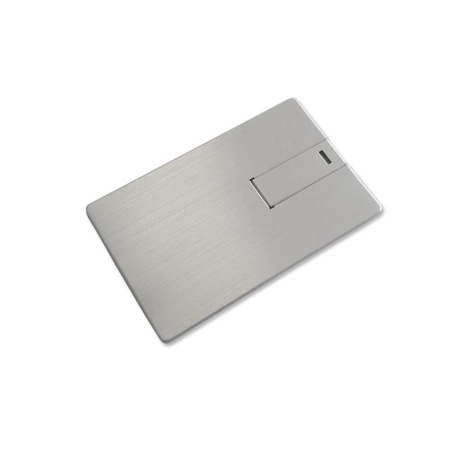 USB-Stick Credit Card 5 Alu USB 2.0 COB  16 GB Silber