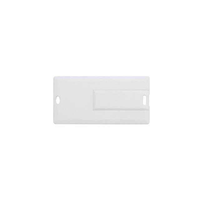 USB-Stick Mini Credit Card 6 USB 2.0 COB   8 GB Weiß