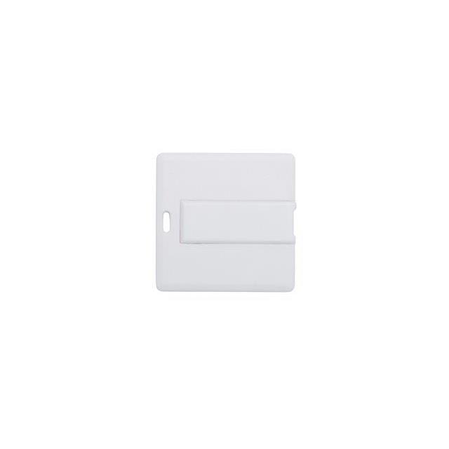 USB-Stick Mini Credit Card 8 USB 2.0 COB  32 GB Weiß