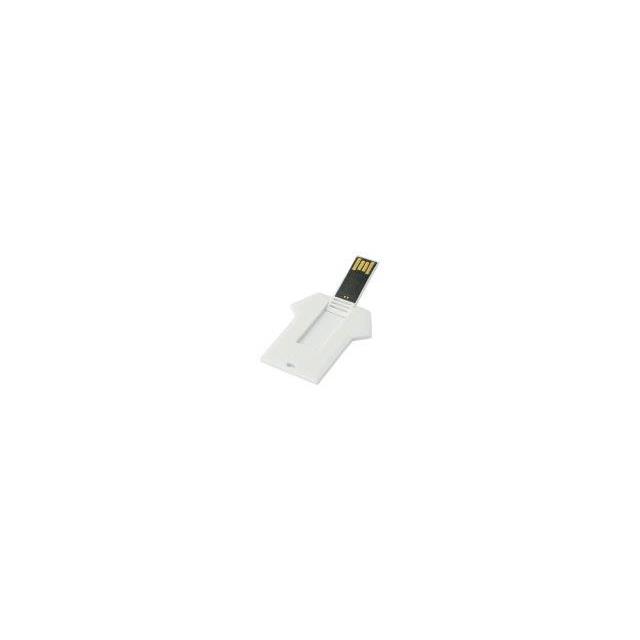 USB-Stick Credit Card Trikot USB 2.0 COB   2 GB Weiß
