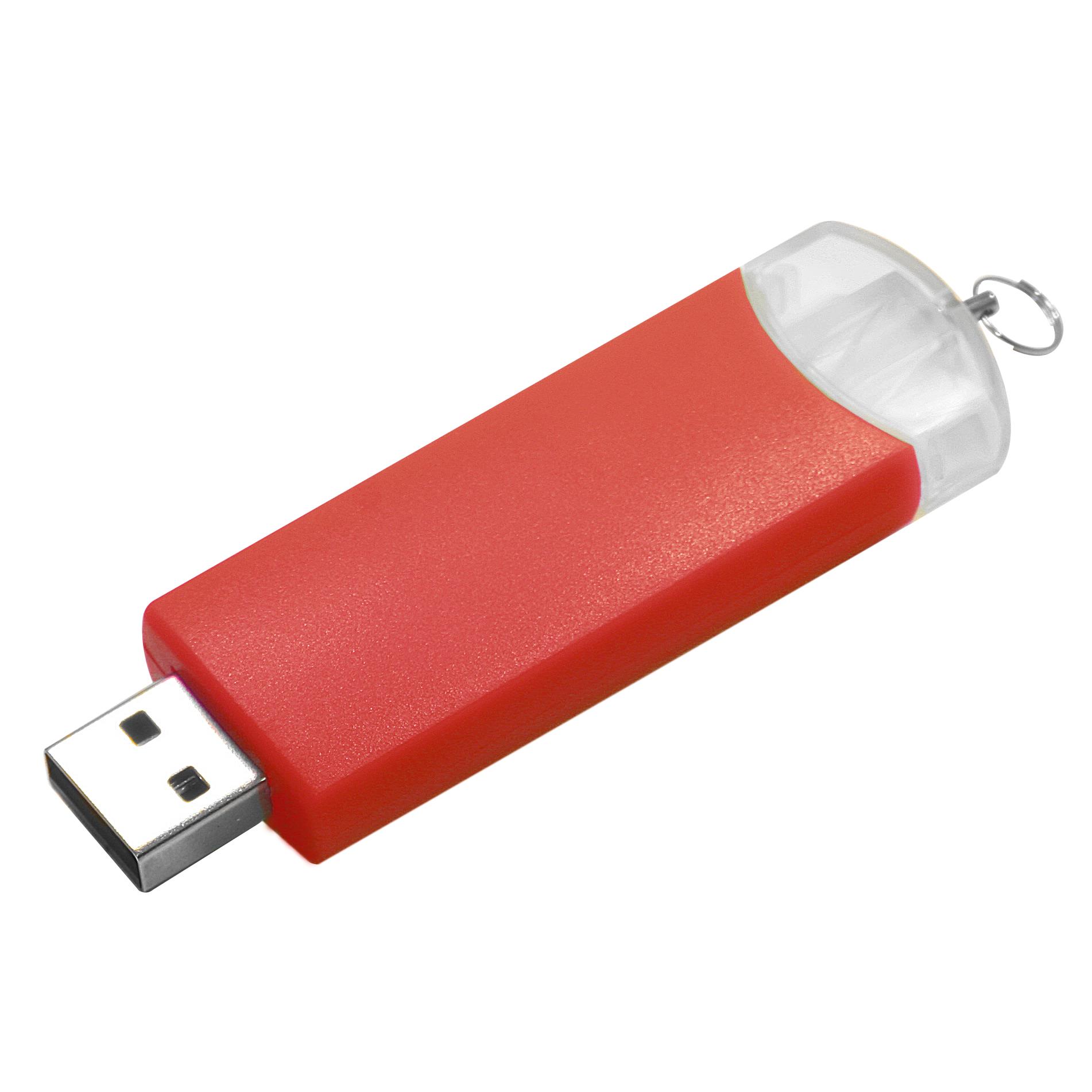 USB-Stick F87 USB 2.0 Flash Disk   4 GB Rot