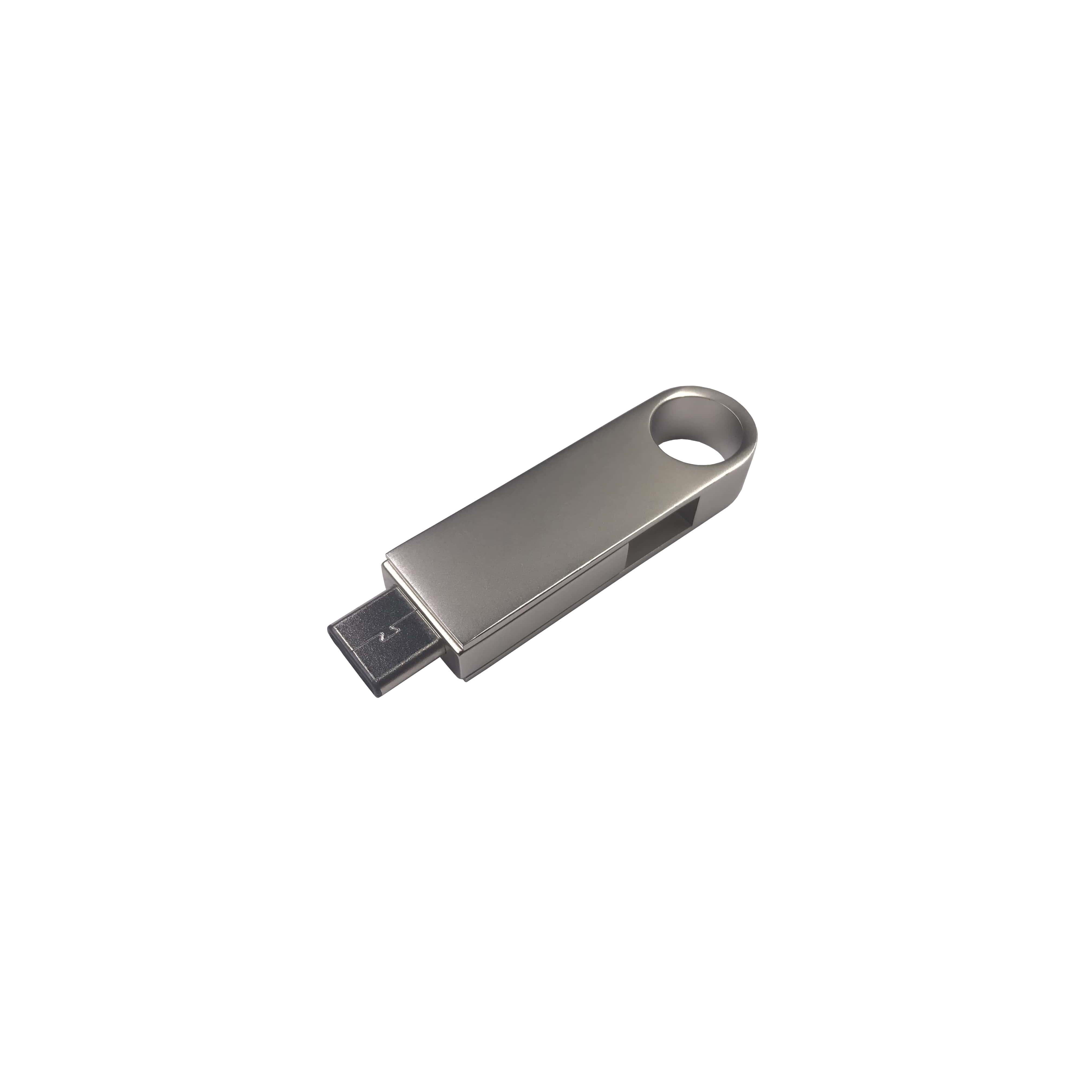 USB-Stick OTG Mini 050 Typ C USB 3.0 COB 128 GB Silber