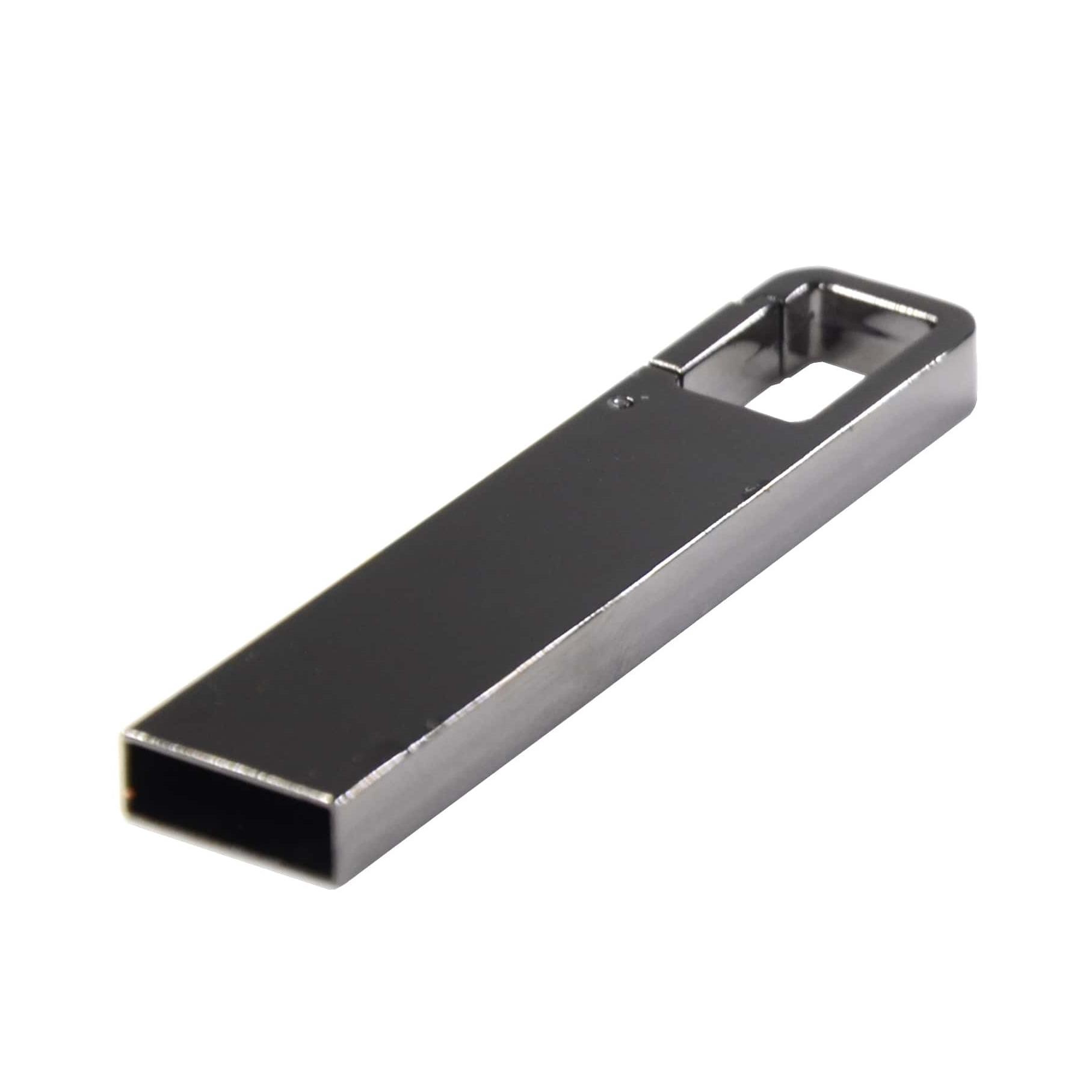 USB-Stick Mini 064 USB 2.0 COB   8 GB Gun-Metallic (glänzend)