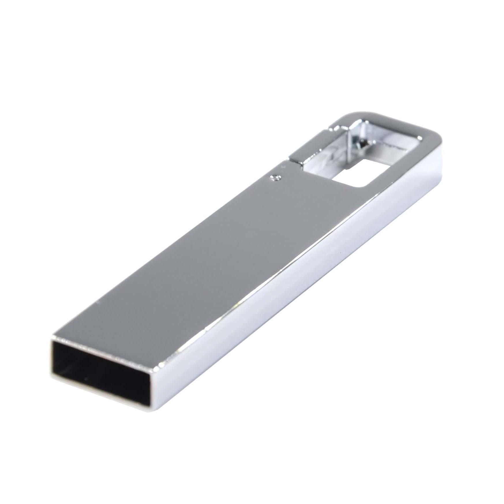 USB-Stick Mini 064 USB 3.0 COB 128 GB Silber-Chrom (glänzend)