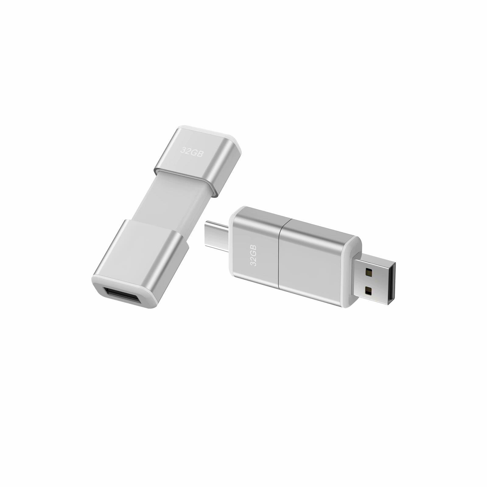 Modell OTG F49 Typ C USB 3.0 Flash Disk  32 GB Weiß