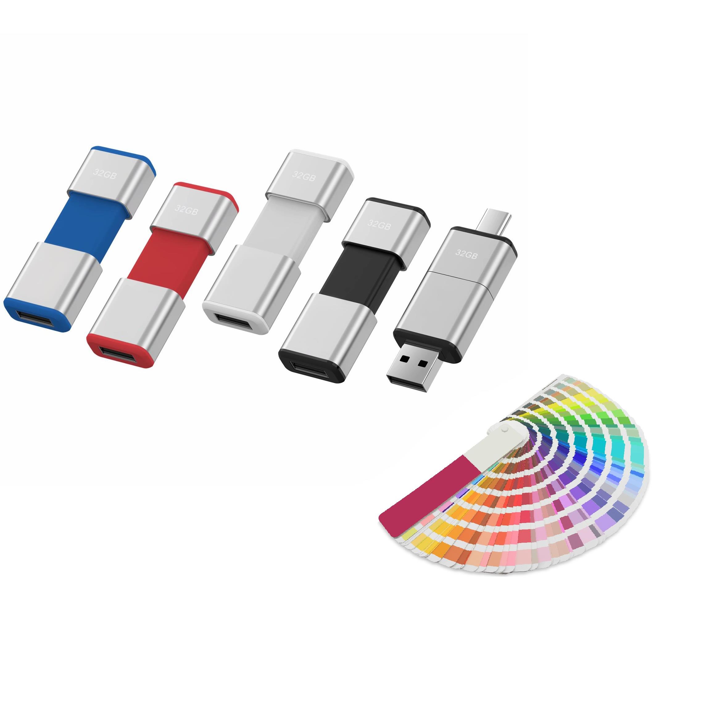Modell OTG F49 Typ C USB 3.0 Flash Disk 128 GB Sonderfarbe