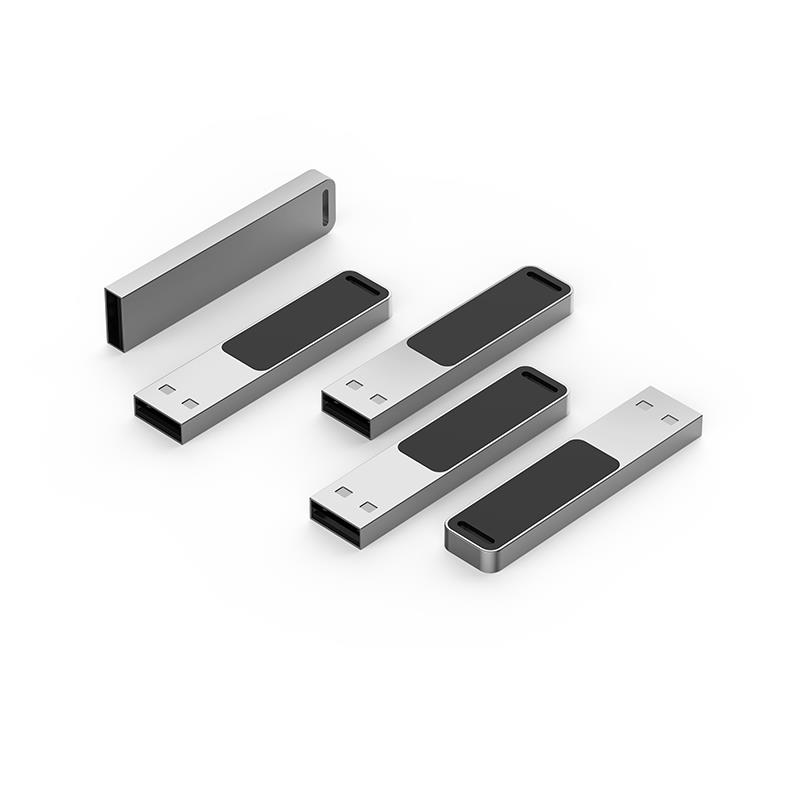 USB-Stick LED 02 USB 2.0 COB   1 GB Silber