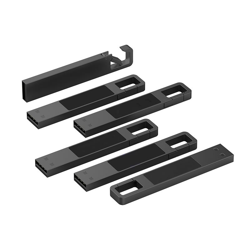 USB-Stick LED 03 USB 2.0 COB   2 GB Schwarz