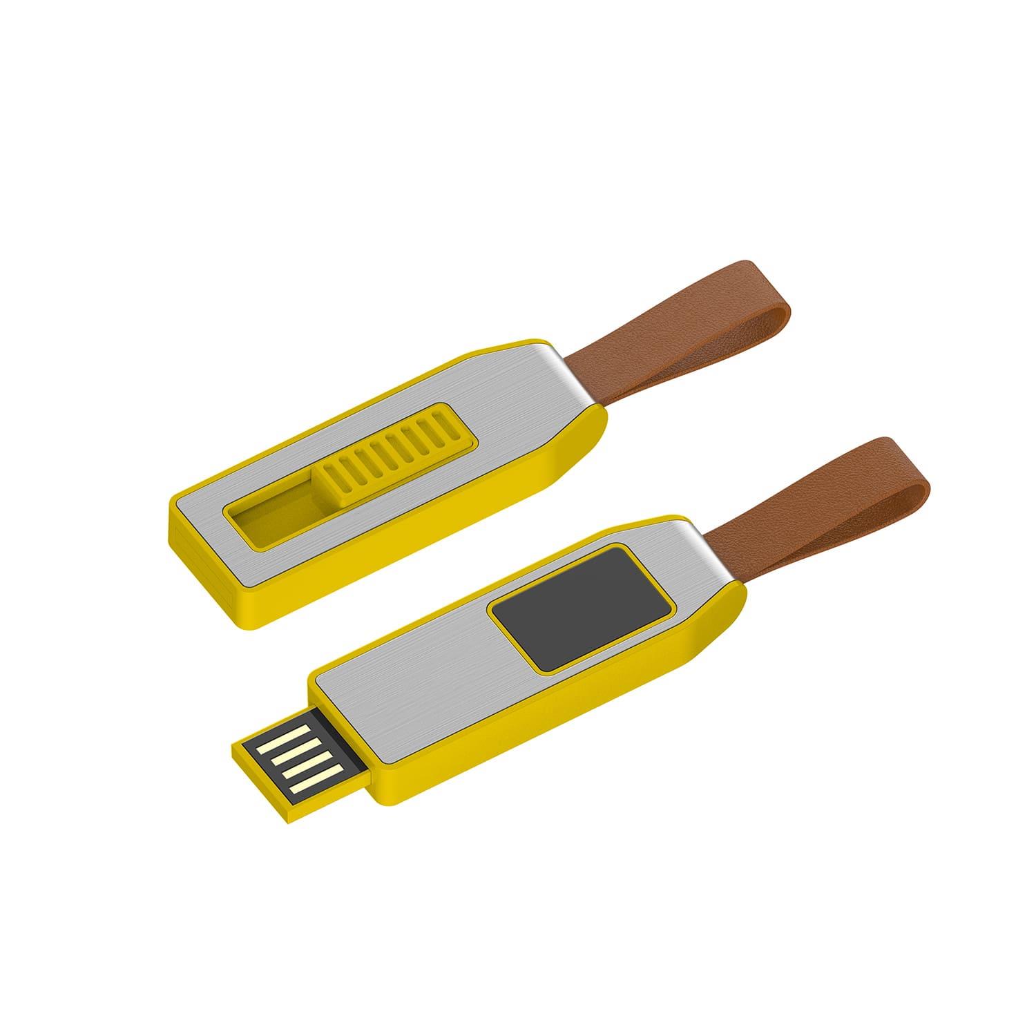 USB-Stick LED 04 USB 2.0 COB  32 GB Gelb