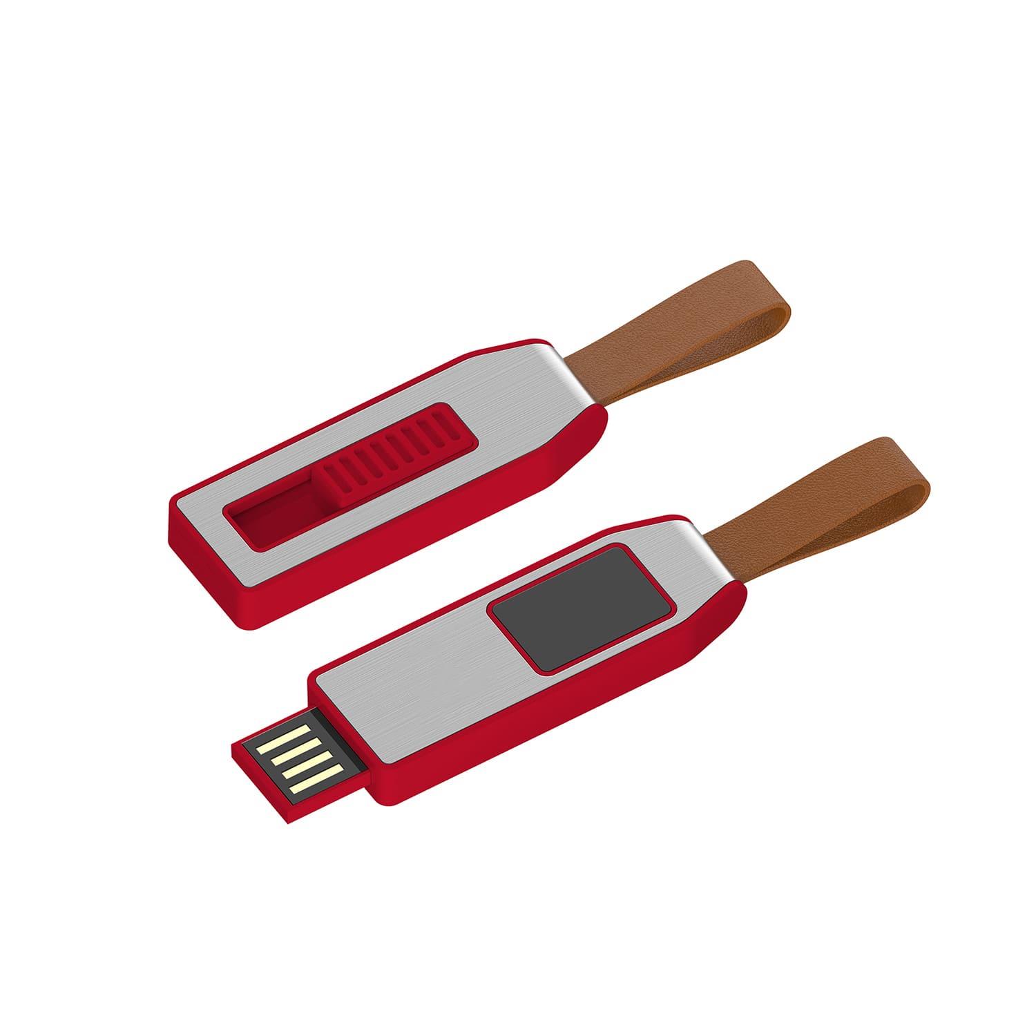USB-Stick LED 04 USB 2.0 COB  64 GB Rot