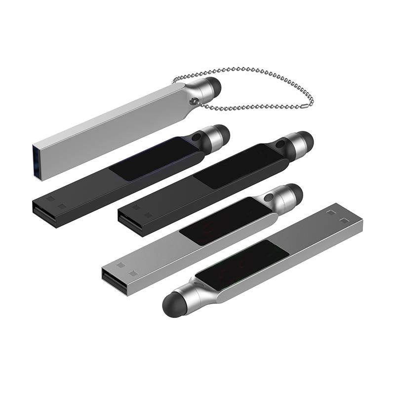 USB-Stick LED 06 USB 2.0 COB   2 GB Schwarz