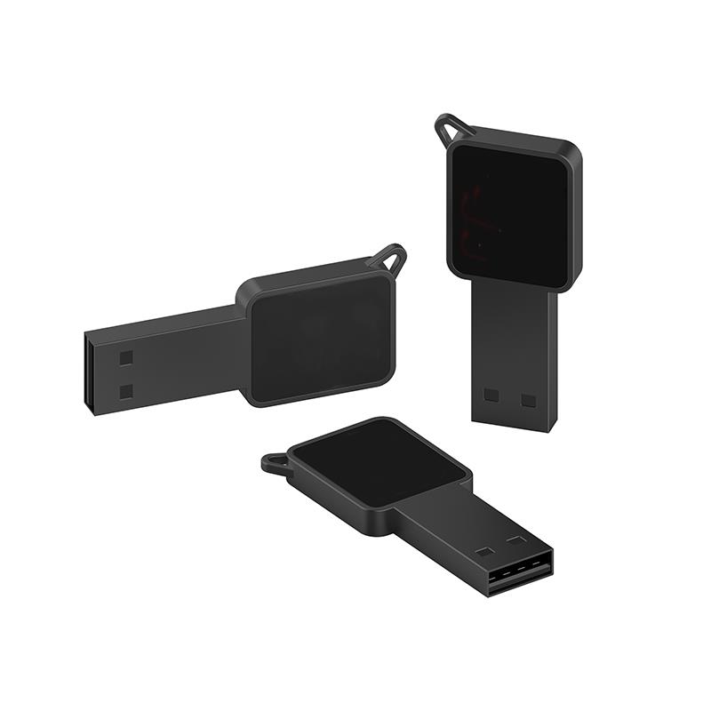 USB-Stick LED 08 USB 2.0 COB   8 GB Schwarz