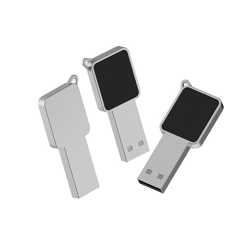 USB-Stick LED 08 USB 2.0 COB  64 GB Silber
