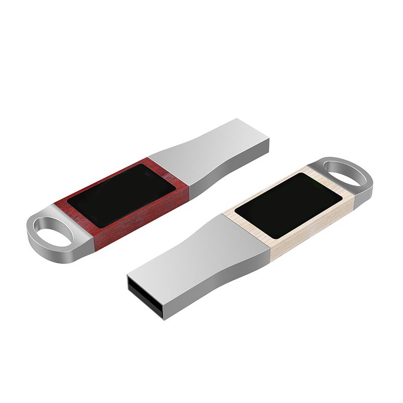 USB-Stick LED 09 USB 2.0 COB   1 GB Rotholz