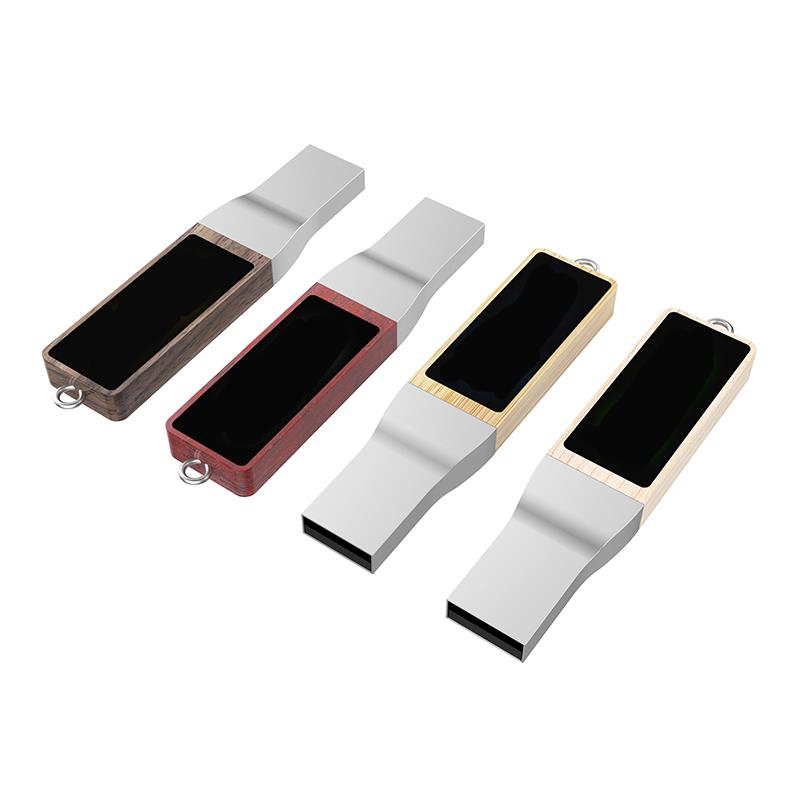 USB-Stick LED 10 USB 3.0 COB  16 GB Ahorn