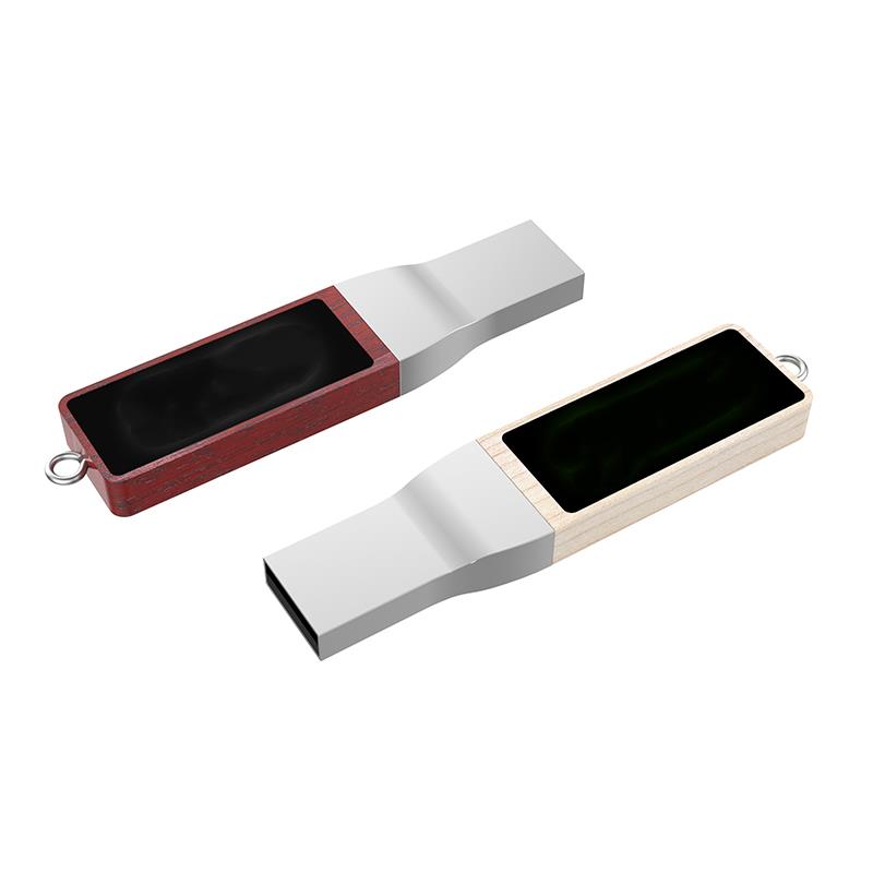 USB-Stick LED 10 USB 3.0 COB  16 GB Rotholz