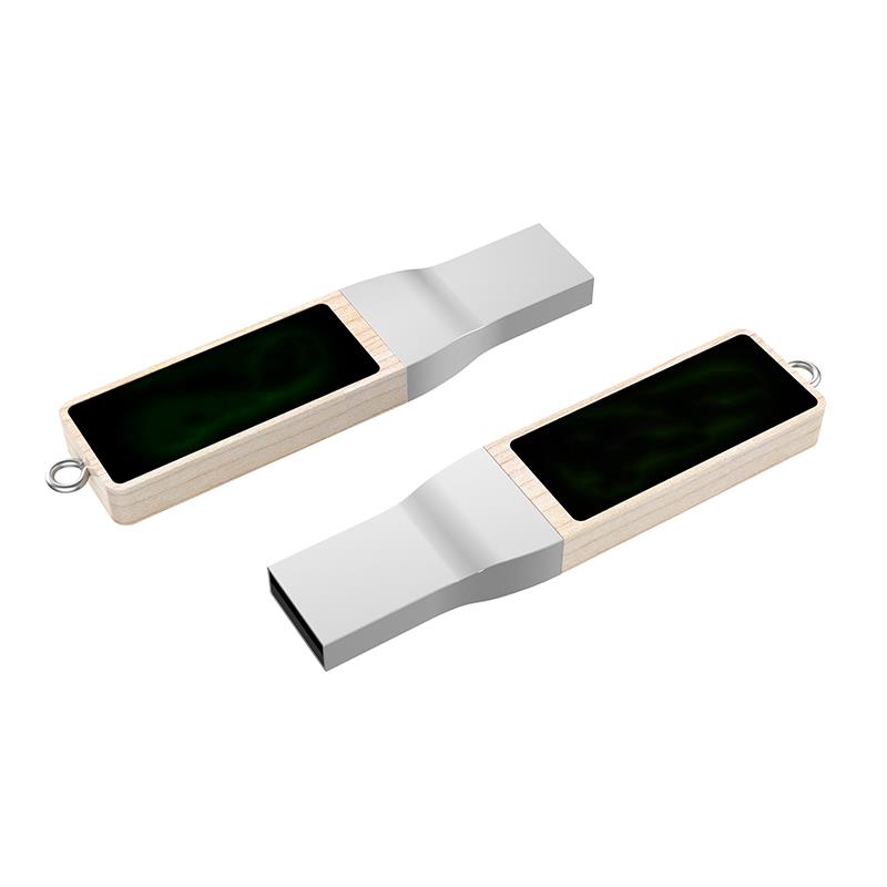 USB-Stick LED 10 USB 3.0 COB  64 GB Bambus