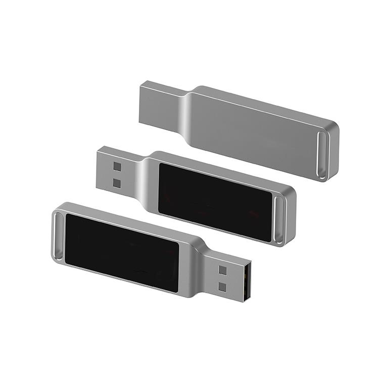USB-Stick LED 11 USB 2.0 COB  64 GB Silber