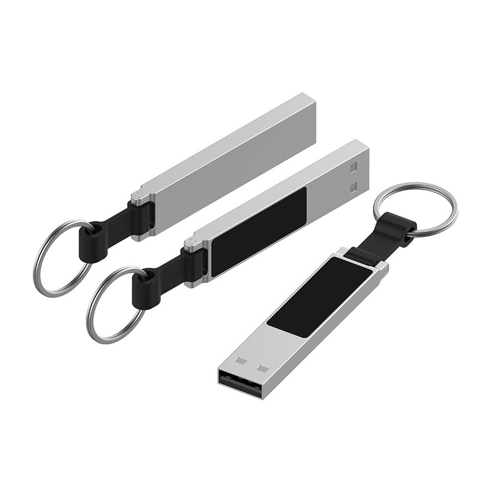USB-Stick LED 12 USB 2.0 COB   4 GB Silber/Schwarz
