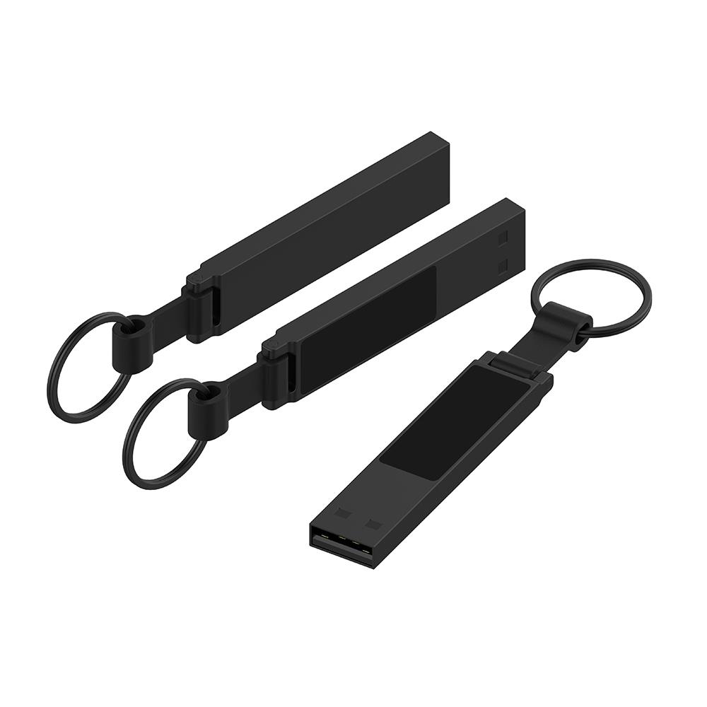 USB-Stick LED 12 USB 2.0 COB  64 GB Schwarz/Schwarz