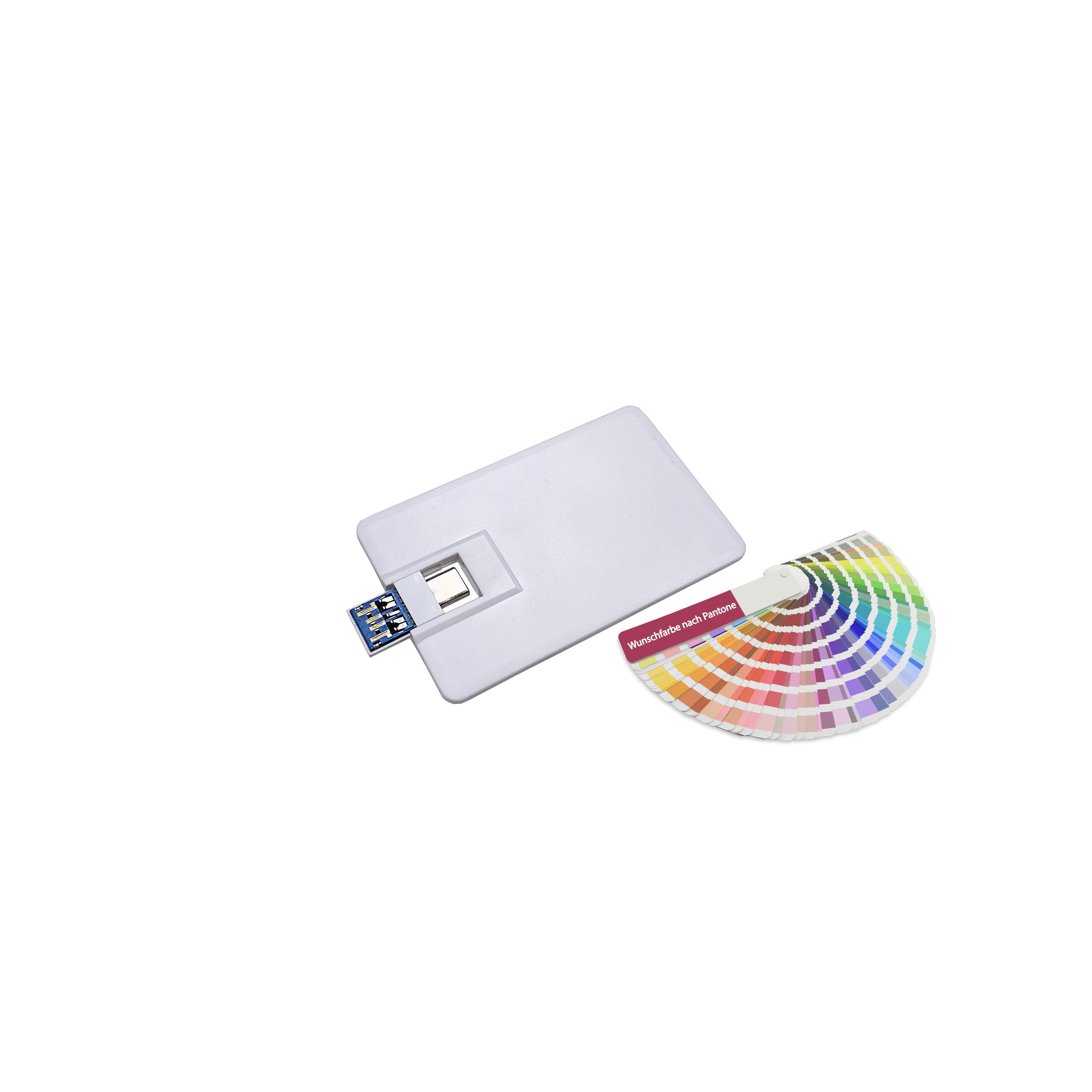 USB-Stick Credit Card 5 Typ C USB 3.0 COB  32 GB Sonderfarbe