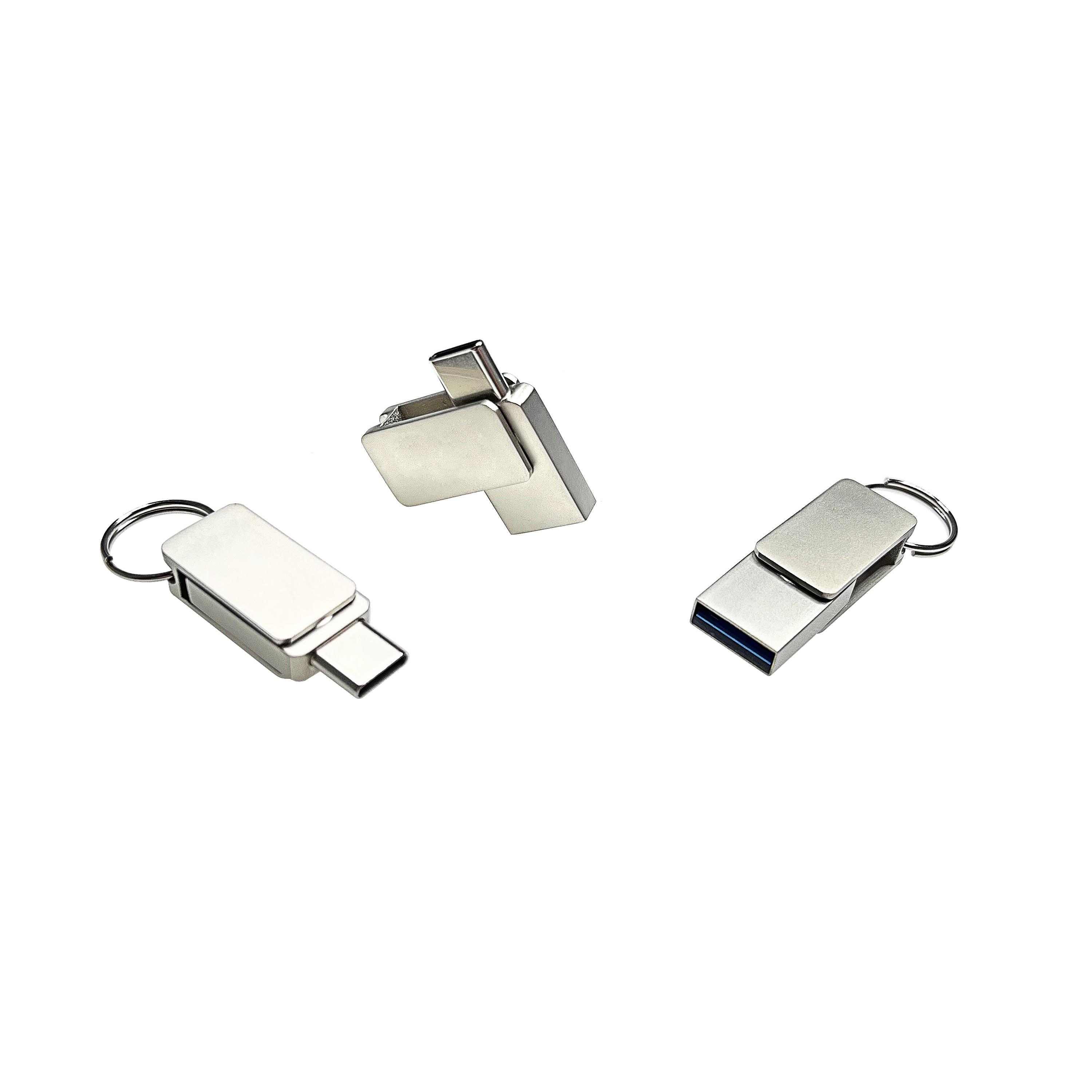 USB-Stick Mini 042 Typ C USB 3.0 COB   8 GB Silber