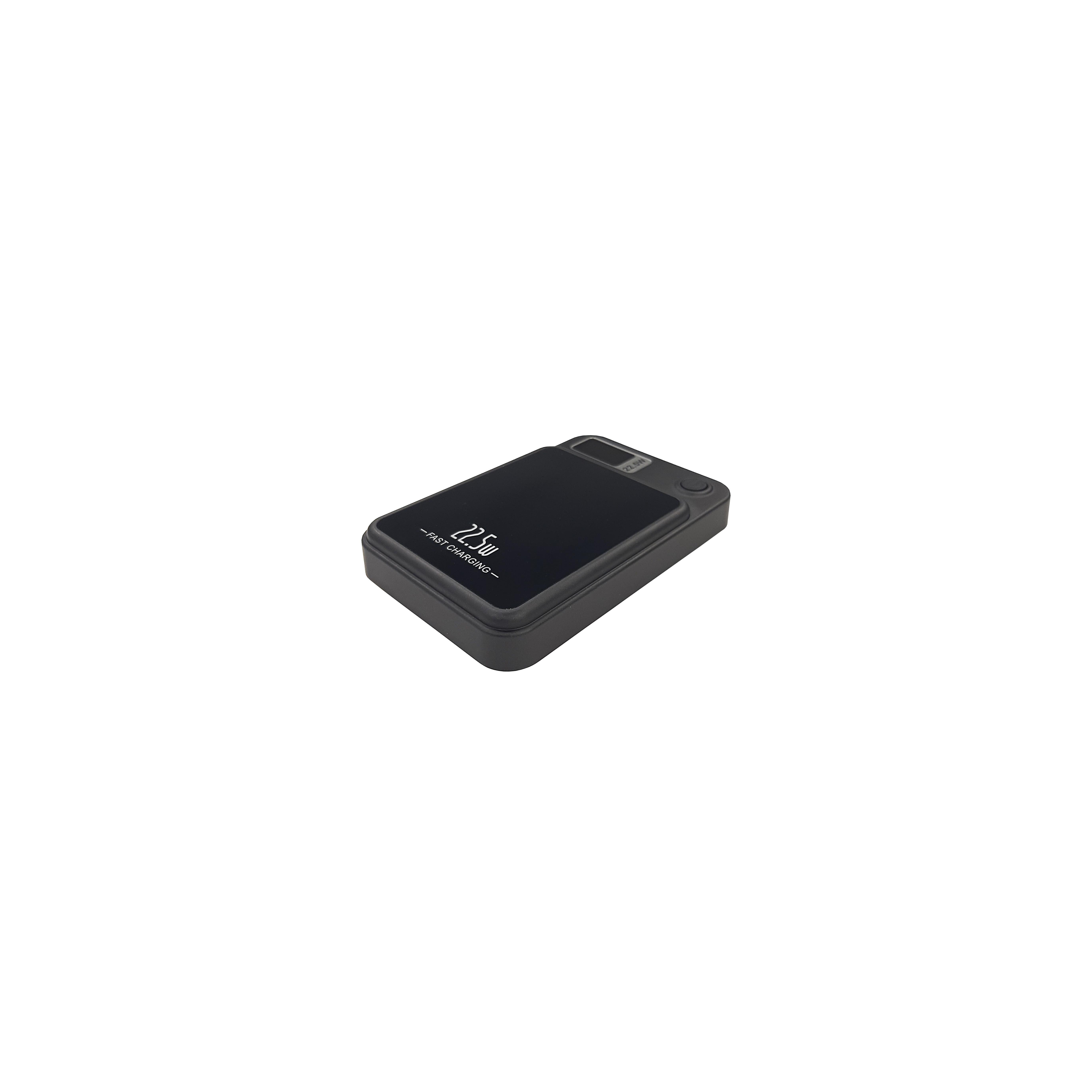 Magnetic Powerbank PB-69 QI Wireless Charging 10000 mAh Schwarz