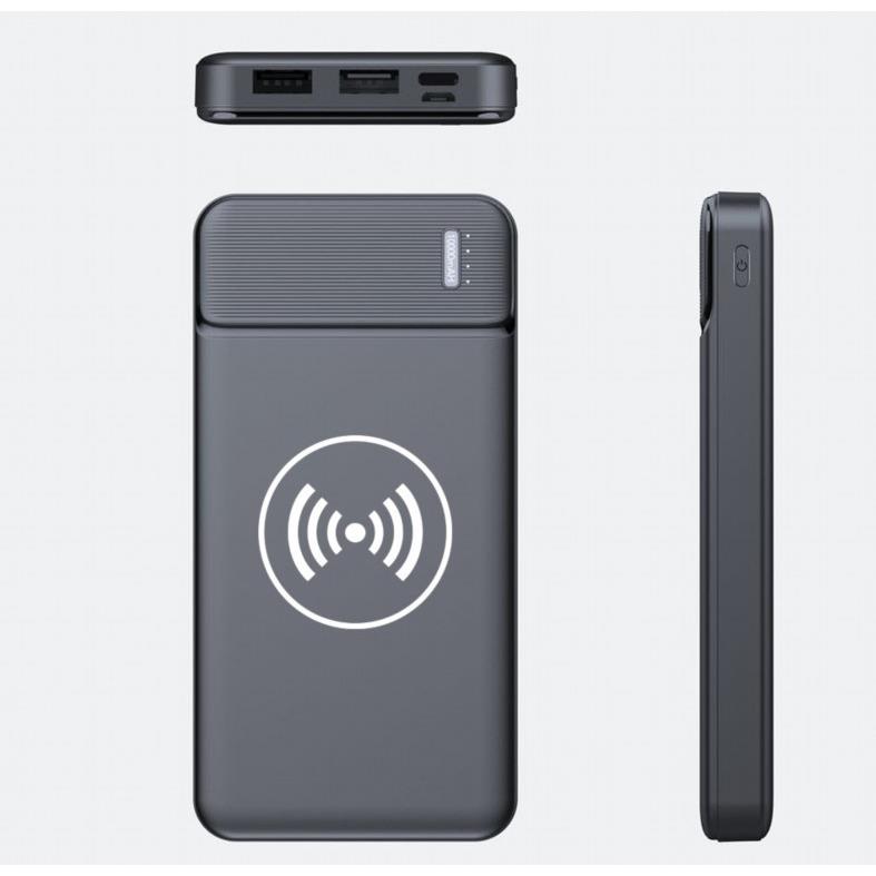 Powerbank PB-103 QI Wireless Charging 5W und 4000 mAh Akku Schwarz (matt)
