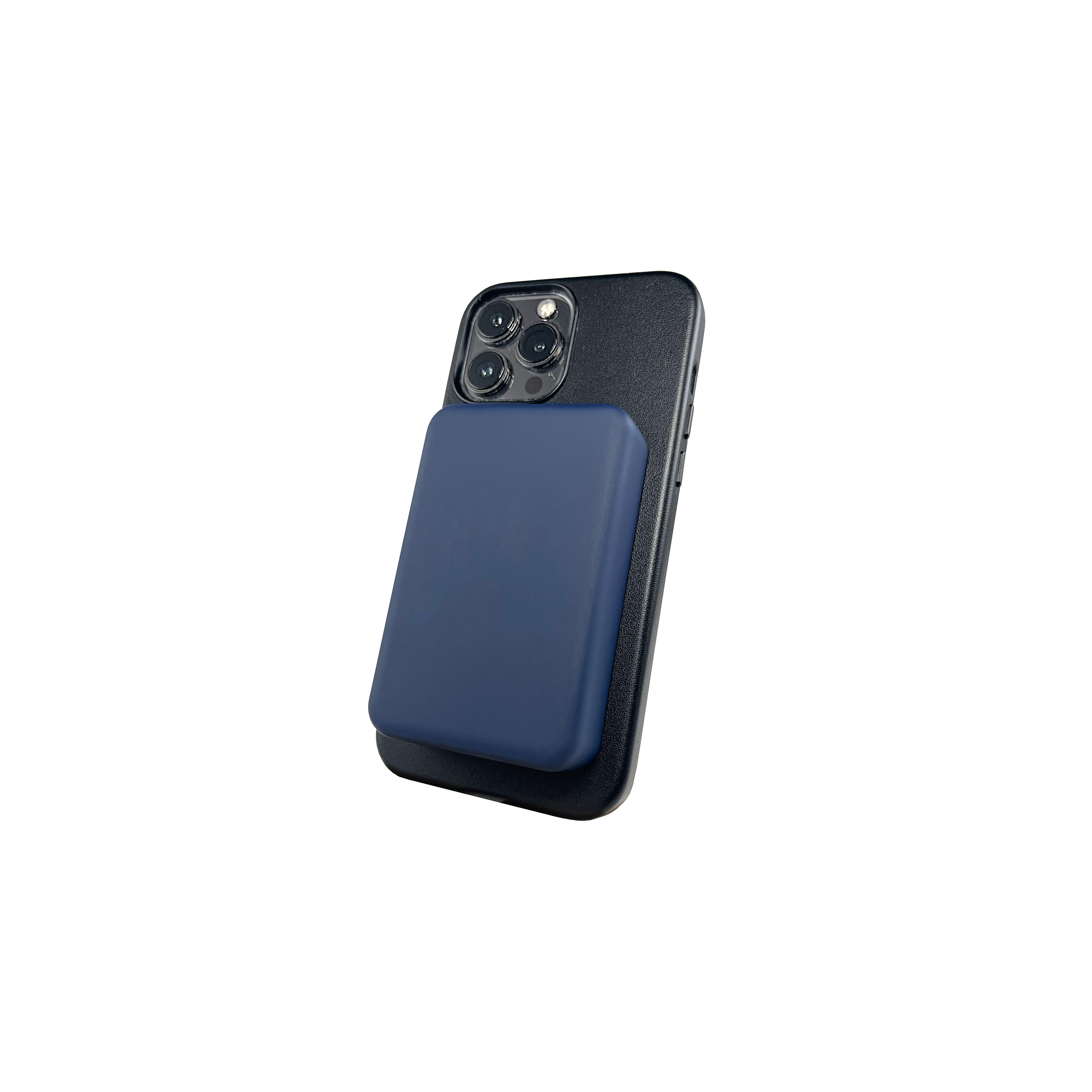 Magnetic Powerbank PB-71 QI Wireless Charging 15W und 10000 mAh Akku Blau
