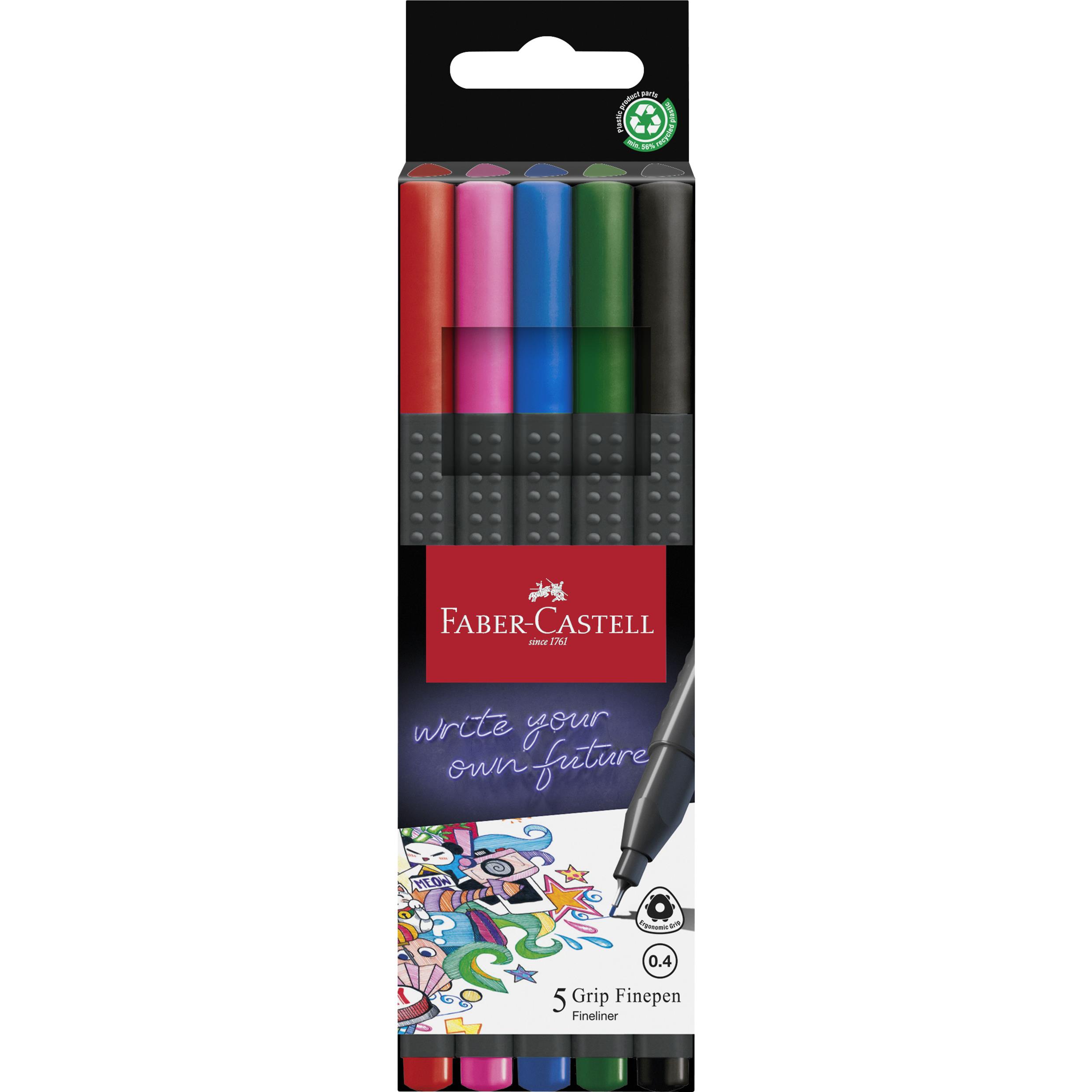Fineliner Grip Finepen basic Faber-Castell