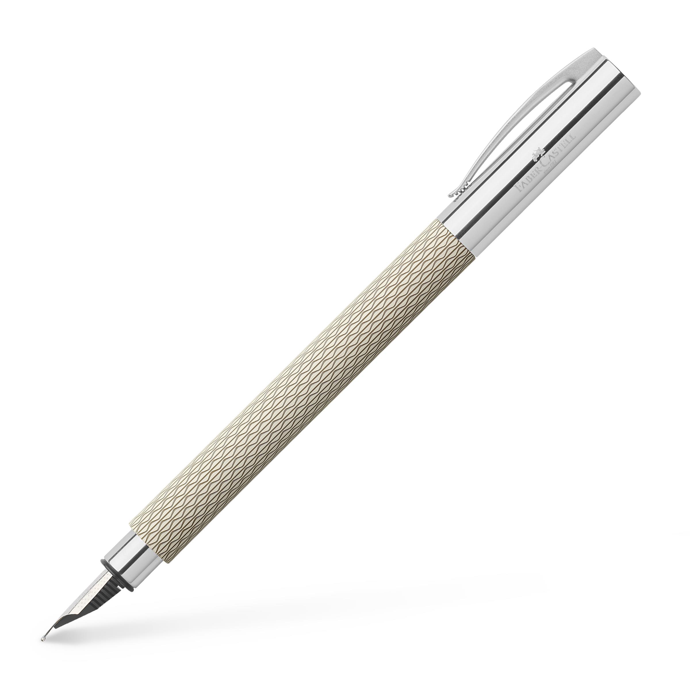 Ambition OpArt White Sand Fuellfederhalter Faber-Castell