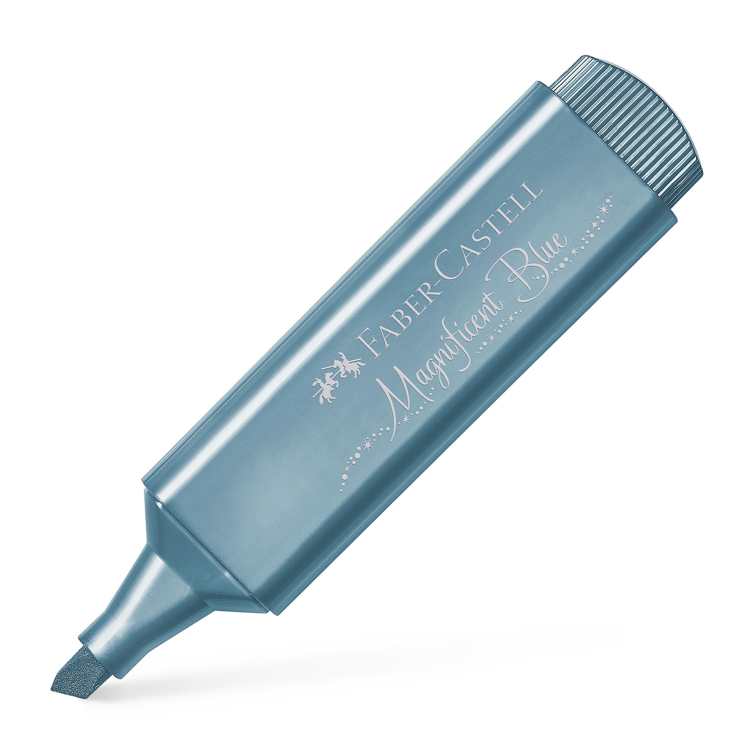 Textliner Metallic Magnificent Blue Faber-Castell