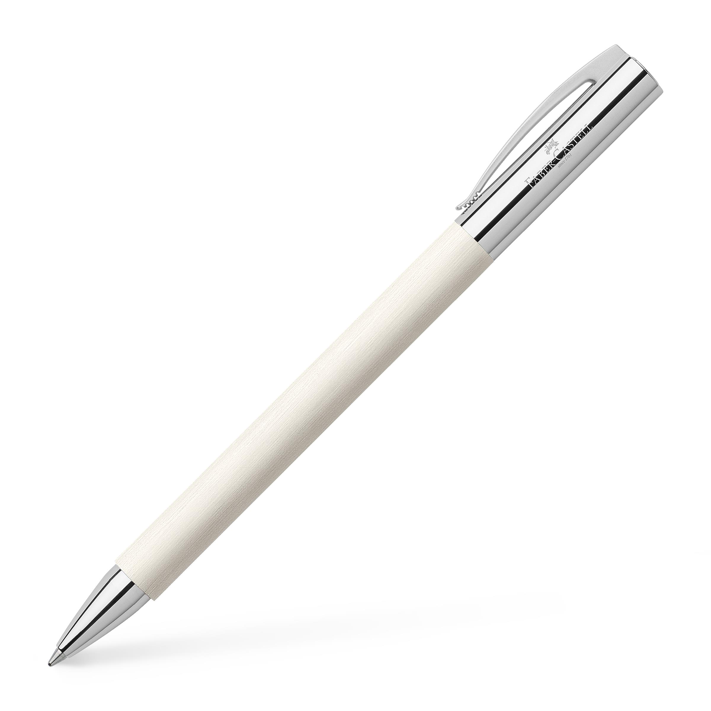 Ambition Edelharz Cinematic white Kugelschreiber Faber-Castell