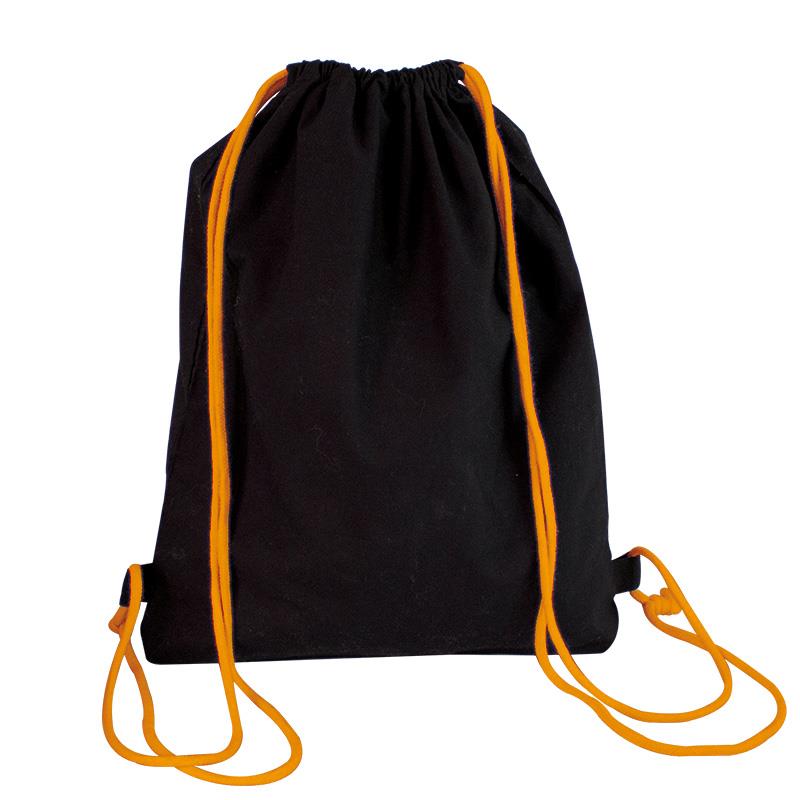 black/orange