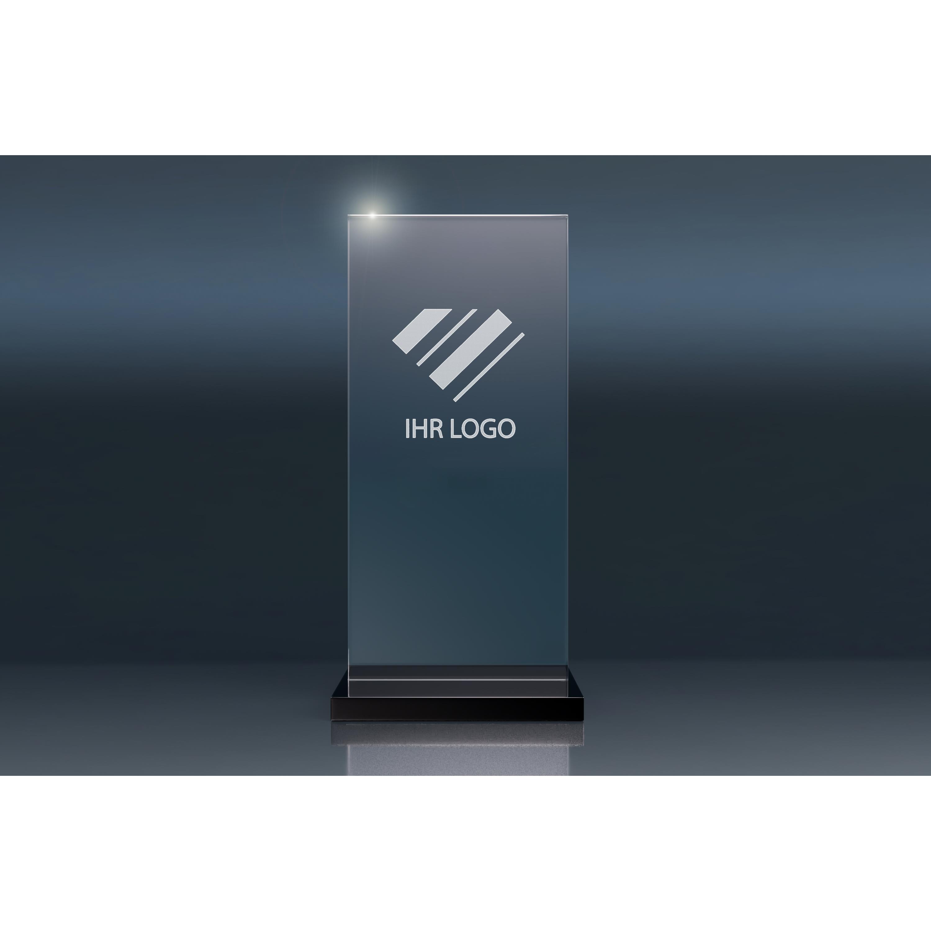 Crystal Trophy BLACK STAND (L)