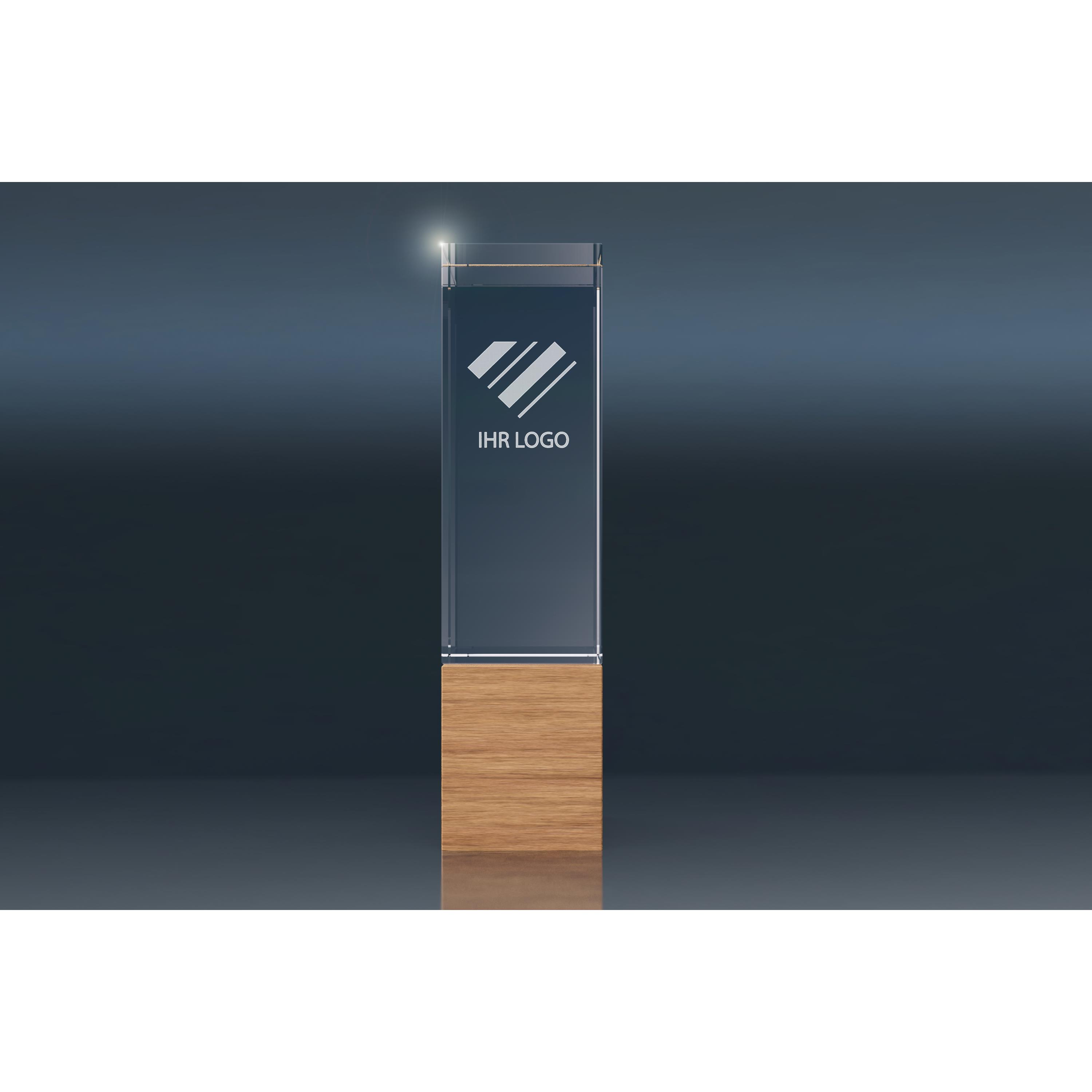Crystal Trophy WOOD (L)